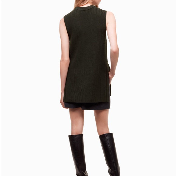 Aritzia Wilfred Tank Palmier Sweater Light Brown - Picture 6 of 8